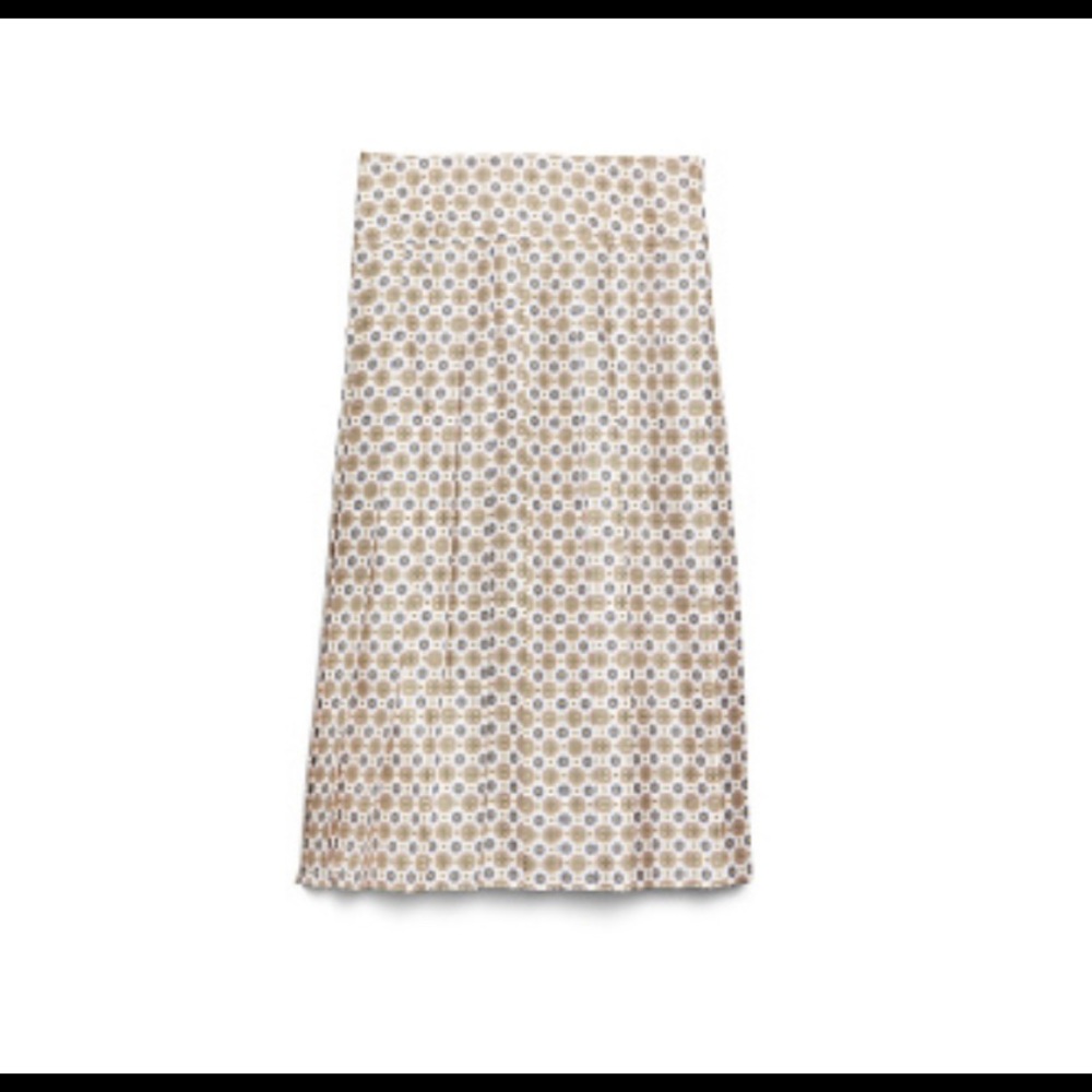 Tory Burch Carmine silk skirt Ivory Batik 6